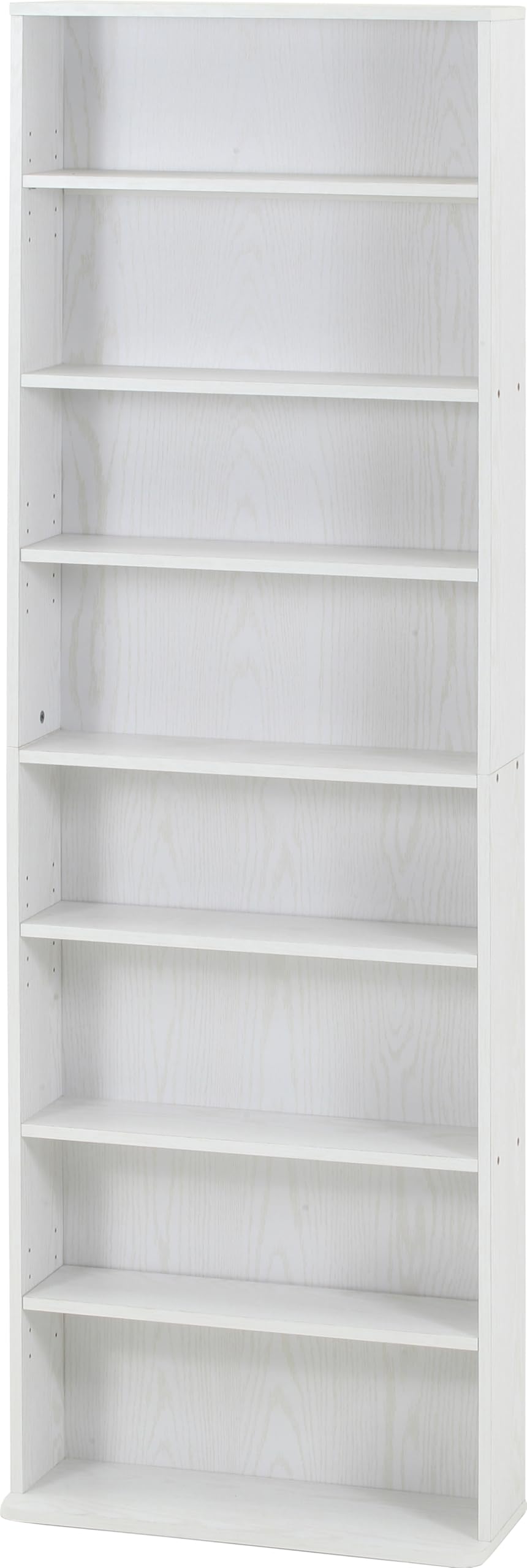 Amazon｜不二貿易 大容量スリム書棚 本棚 幅60×奥行22.5×高さ180cm